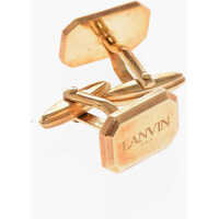 Butoni Lanvin pentru Barbati - Butoni Lanvin Gold Finished Logoed Cufflinks Gold Barbati (BM 19714412) - B-mall.ro