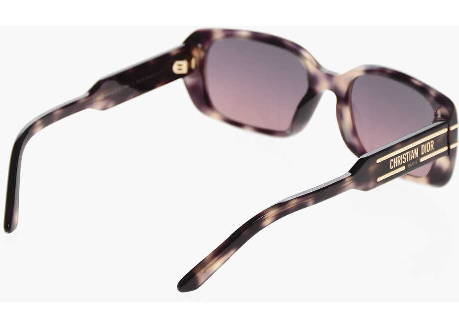 Ochelari de soare Dior Rectangular Signature Sunglasses With Tortoiseshell Frame Brown Femei (BM 19714418) 3