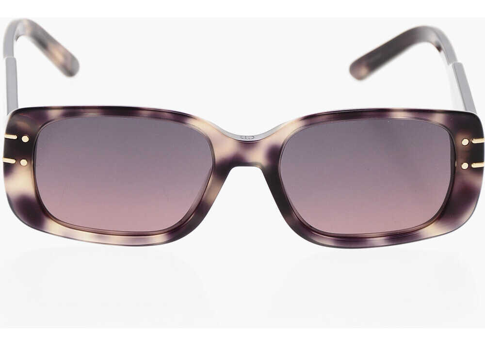 Ochelari de soare Dior Rectangular Signature Sunglasses With Tortoiseshell Frame Brown Femei (BM 19714418) 1