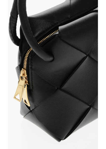 Genti de umar Bottega Veneta Braided Leather Mini Shoulder Bag Black Femei (BM 19714424) 3