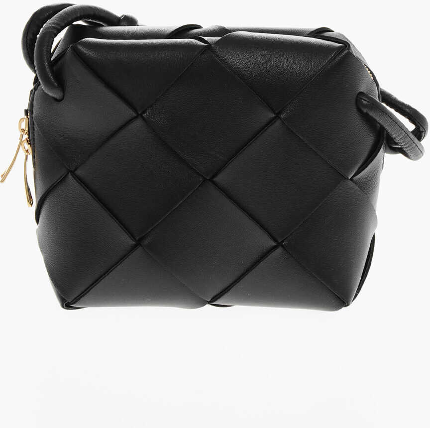 Genti de umar Bottega Veneta Braided Leather Mini Shoulder Bag Black Femei (BM 19714424) 1