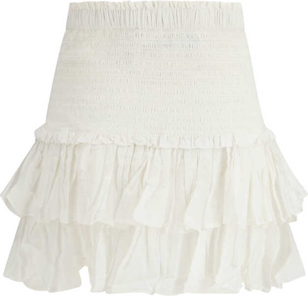 Fuste ISABEL MARANT ETOILE Naomi cotton mini Skirt WHITE Femei (BM 19714448) 2
