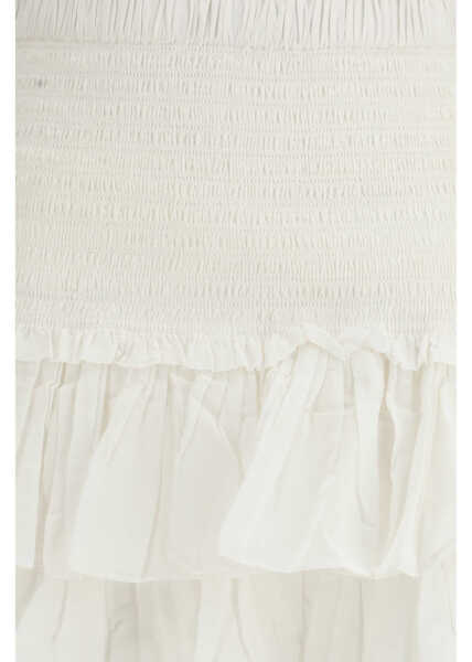 Fuste ISABEL MARANT ETOILE Naomi cotton mini Skirt WHITE Femei (BM 19714448) 3