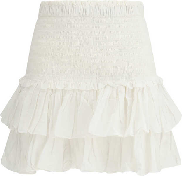 Fuste ISABEL MARANT ETOILE Naomi cotton mini Skirt WHITE Femei (BM 19714448) 1