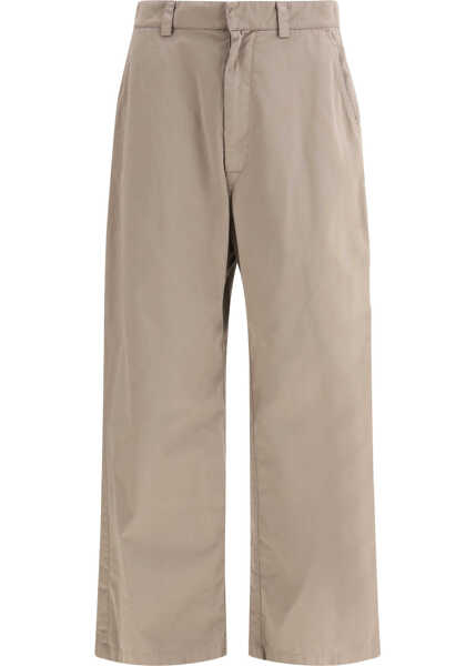 Pantaloni casual Balenciaga Workwear Trousers NEW BEIGE Barbati (BM 19714454) 1