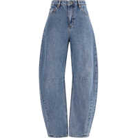 Blugi Self-Portrait Barrel Leg Jeans