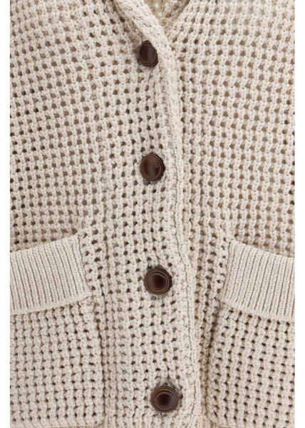 Cardigane Brunello Cucinelli Cotton feather Cardigan AVENA Femei (BM 19714472) 3
