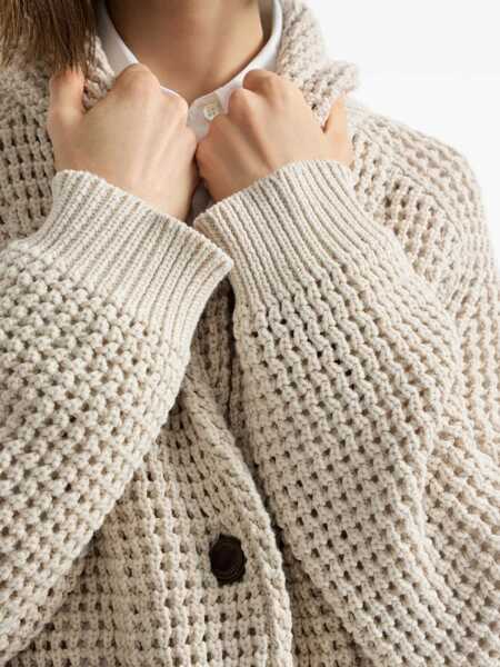 Cardigane Brunello Cucinelli Cotton feather Cardigan AVENA Femei (BM 19714472) 5