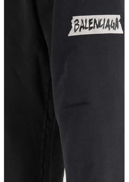 Pantaloni casual Balenciaga Masking Tape Baggy Trousers FADED WASHED BLACK Barbati (BM 19714484) 3