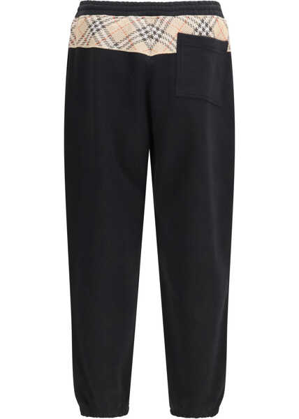 Pantaloni casual Burberry Jogging Trousers BLACK Barbati (BM 19714487) 2