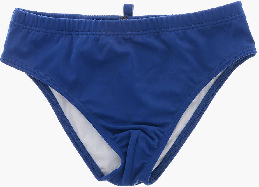 Chiloti DSQUARED2 Swimsuit Briefs With Printed Logo Blue Baieti (BM 19714529) 1