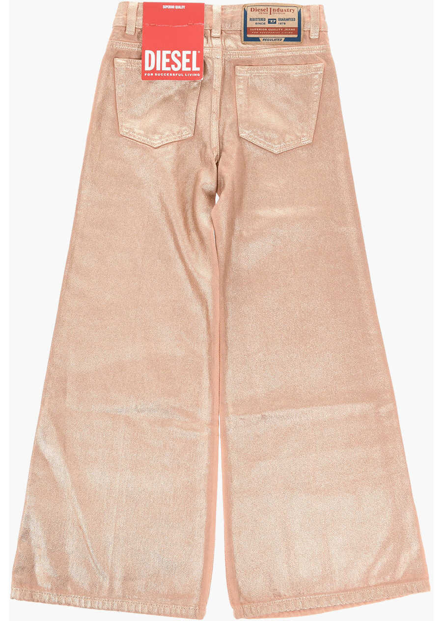 Blugi slim fit Diesel Metallic Effect Slim Fit 1978-J Flared Jeans Orange Baieti (BM 19714532) 3