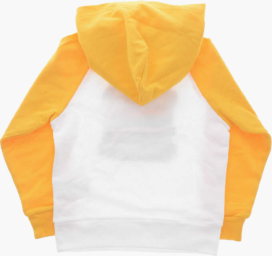 Bluze de trening N21 Kids Two Tone Cotton Hamburger Hoodie Yellow Baieti (BM 19714559) 3