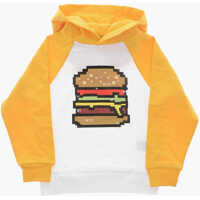Bluze de trening Two Tone Cotton Hamburger Hoodie Baieti