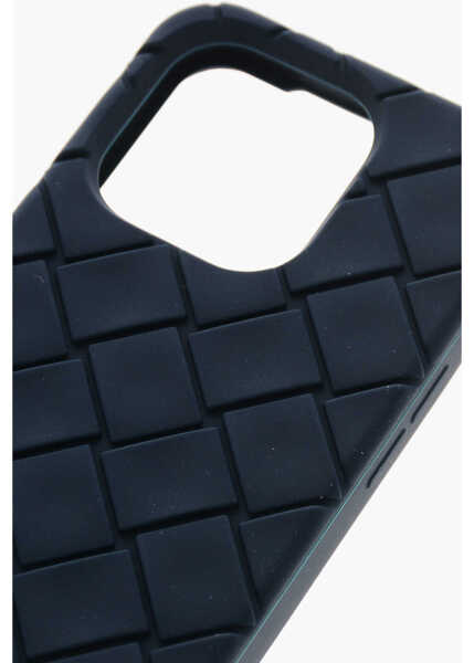 Huse mobil & tablete Bottega Veneta Silicone 15 Pro Iphone Case With Neck Strap Midnight Blue Barbati (BM 19714568) 2