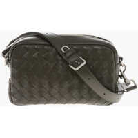 Genti tip postas Braided Leather Crossbody Bag Barbati