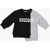 DSQUARED2 Two-Tone Sweatshirt With Asymmetrical Design Black