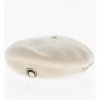 Caciuli Embroidered Logo Basque Hat Femei