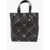 Marni All Over Logo Leather Mini Tote Bag Brown