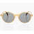 C&eacute;line Solid Color Sunglasses With Round Lenses Brown
