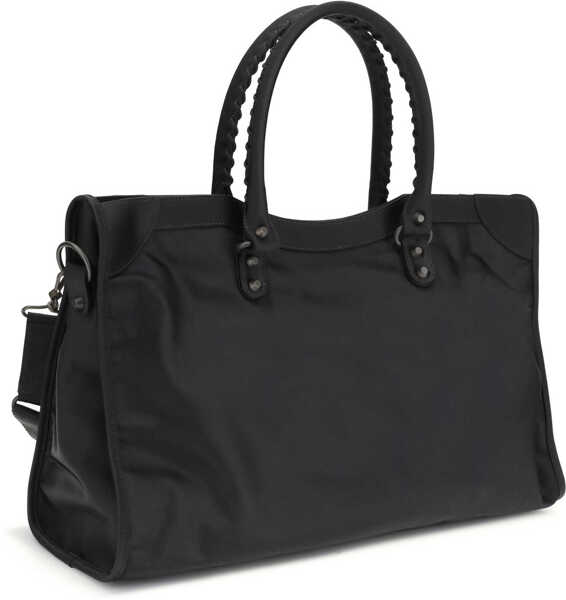 Genti de mana Balenciaga Le City Grande Handbag BLACK Barbati (BM 19714625) 3
