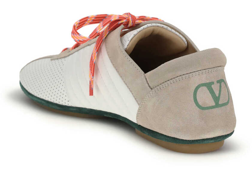 Sneakers Valentino Garavani Perforated upper Sneakers BIANCO/BIA/ROCK BE/GREEN BRIAR//EMERAL-M Barbati (BM 19714628) 3