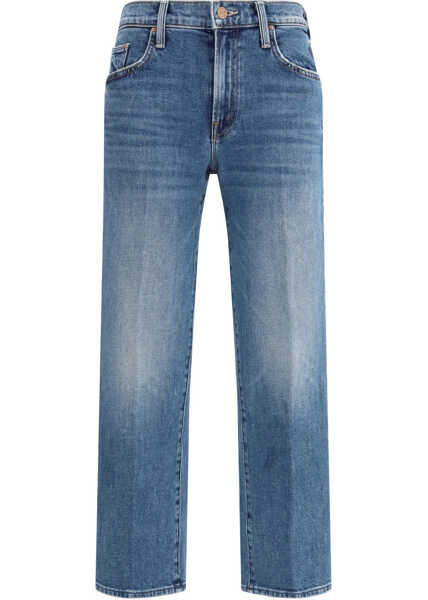 Blugi MOTHER DENIM Mid Rise Rambler Zip Ankle Fray Jeans TAMBOURINE MAN Femei (BM 19714631) 1