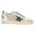 Golden Goose Brand Ball Star Sneakers WHITE MILK/MARBLE/GREEN/SILVER/WHITE