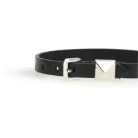 Bratari pentru Barbati - Bratari Valentino Garavani Leather Bracelet with a single Rockstud NERO Barbati (BM 19714643) - B-mall.ro