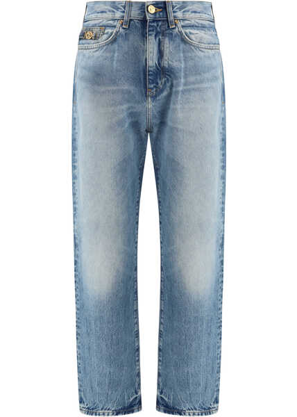 Blugi Versace Distressed Jeans LIGHT BLUE Barbati (BM 19714655) 1