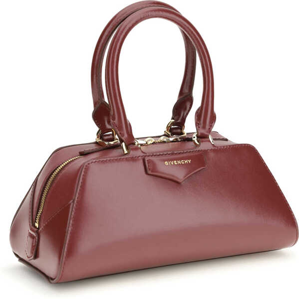 Genti de mana Givenchy Antigona East-West mini Handbag BURGUNDY Femei (BM 19714685) 2
