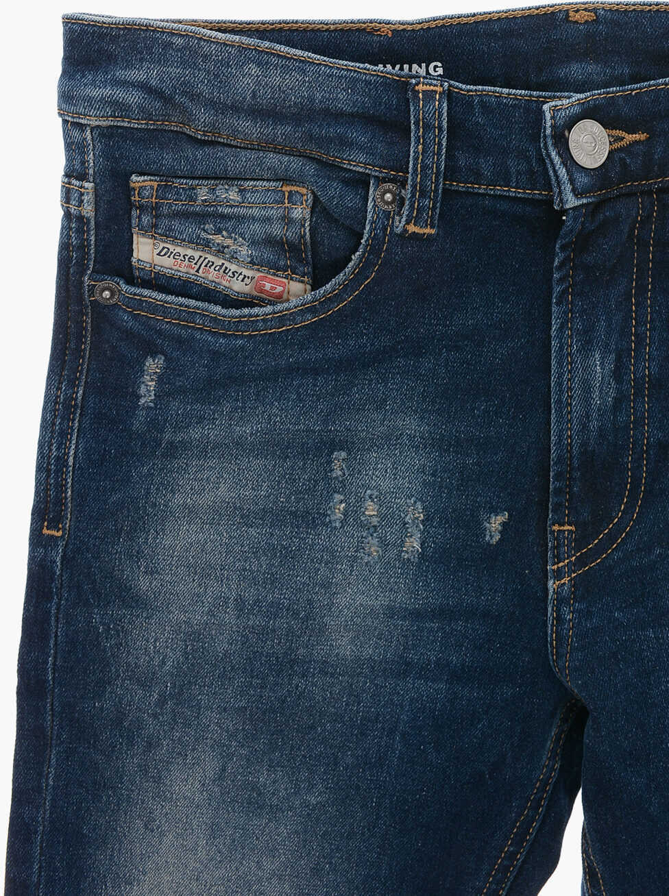 Blugi drepti Diesel Dark Washed Lucas Loose Fit Denims 14Cm Blue Baieti (BM 19714724) 2