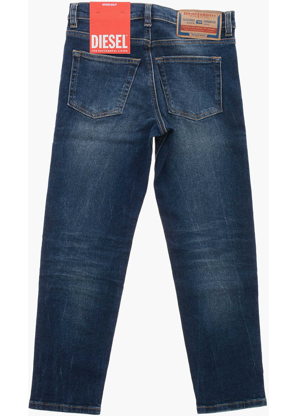 Blugi drepti Diesel Dark Washed Lucas Loose Fit Denims 14Cm Blue Baieti (BM 19714724) 3