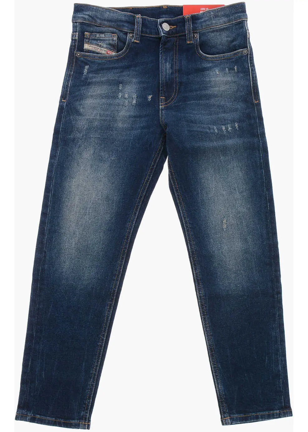 Blugi drepti Diesel Dark Washed Lucas Loose Fit Denims 14Cm Blue Baieti (BM 19714724) 1