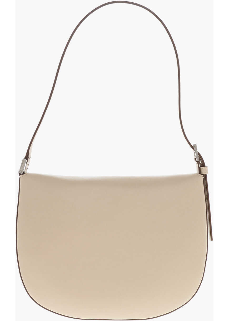 Genti de umar SAVETTE Leather Hobo Bag White Femei (BM 19714730) 2