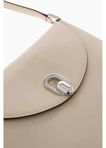 Genti de umar SAVETTE Leather Hobo Bag White Femei (BM 19714730) 4