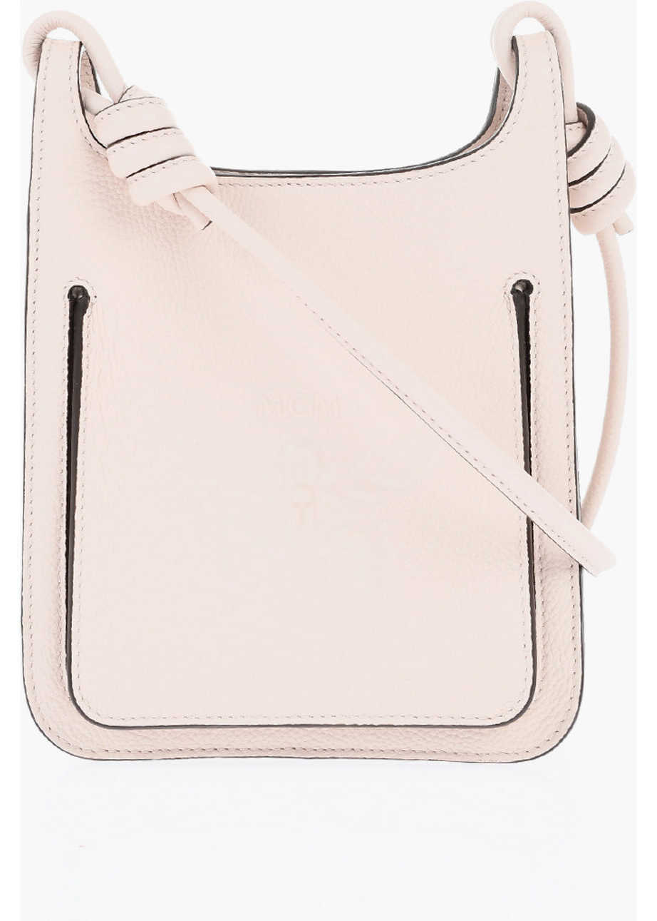 Genti de umar MCM Textuted Leather Mini Shoulder Bag Pink Femei (BM 19714745) 1