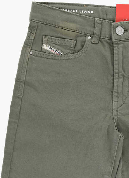 Pantaloni scurti Diesel Cotton Stretch D-Macs-Sh Shorts Green Baieti (BM 19714772) 2