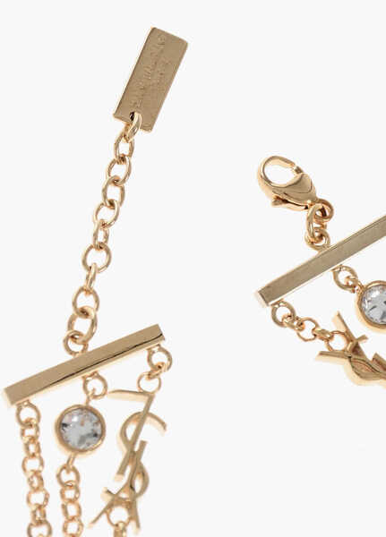 Bratari Saint Laurent Monogram And Jewels Multichain Bracelet Gold Femei (BM 19714784) 3