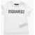 DSQUARED2 Crew Neck Cotton T-Shirt With Front Logo White