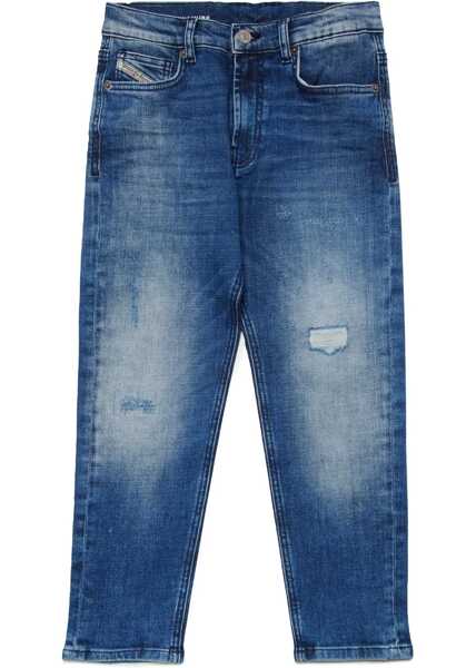 Blugi drepti Diesel Delav Cotton Lucas Loose Fit Denims 12Cm Blue Baieti (BM 19714796) 1