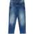 Diesel Delav&egrave; Cotton Lucas Loose Fit Denims 12Cm Blue