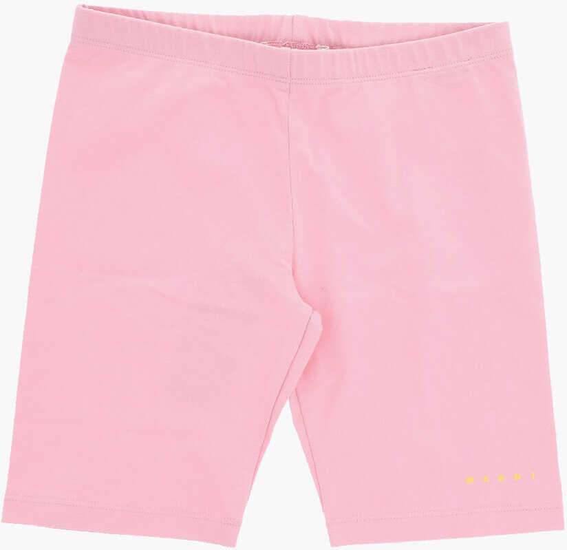 Pantaloni scurti Marni Stretch Cotton Shorts With Elastic Waistband Pink Baieti (BM 19714799) 1