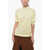 Bottega Veneta Short-Sleeved Cashmere Sweater With Crew Neck Yellow