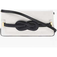 Genti de umar Canvas Nodo Shoulder Bag With Leather Detail Femei