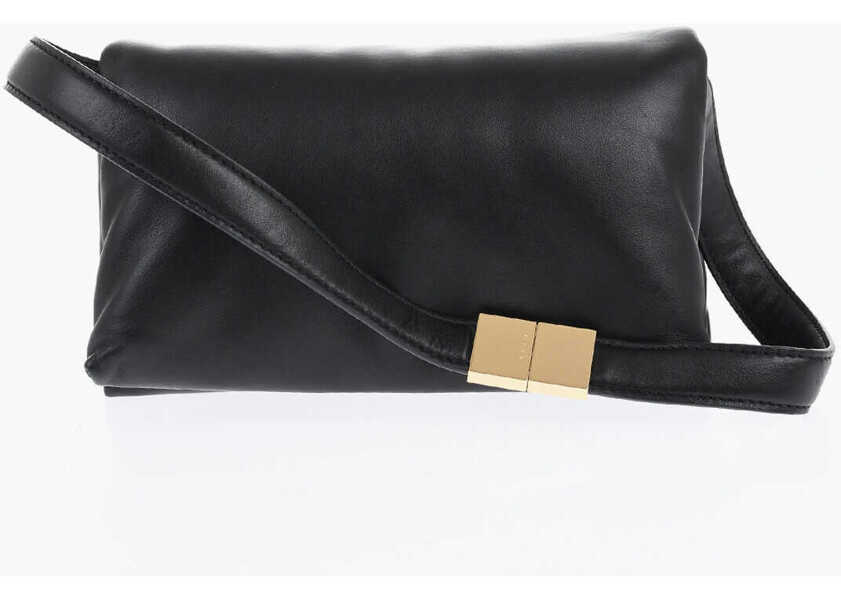 Genti de umar Marni Leather Puff Mini Shoulder Bag Black Femei (BM 19714814) 1