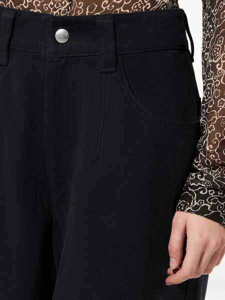 Pantaloni casual ISABEL MARANT ETOILE OPALYNA-GA FADED BLACK Femei (BM 19714922) 5