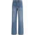 Self-Portrait Straight-leg Jeans with all-over rhinestones BLUE
