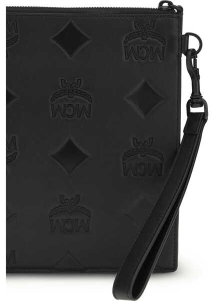 Genti de mana MCM Aren wristlet Pouch BLACK Barbati (BM 19714946) 4