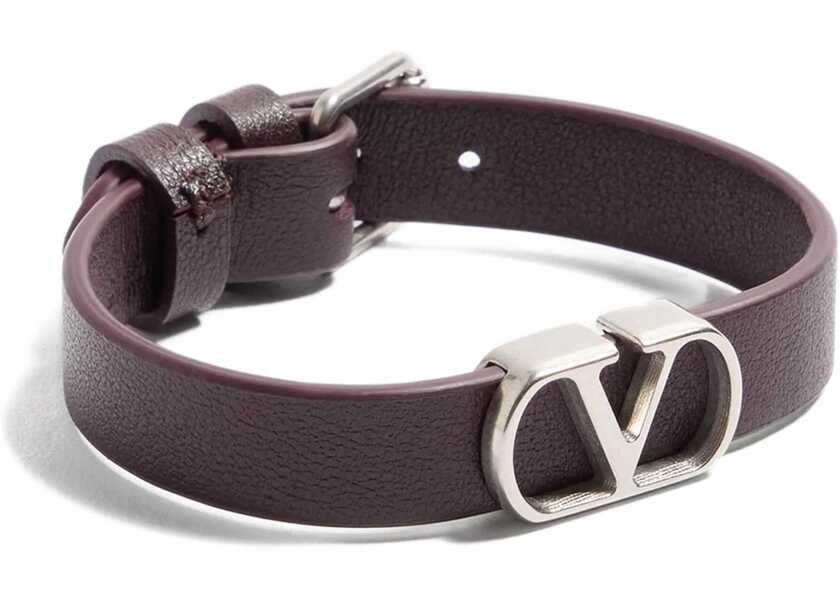 Bratari Valentino Garavani VLogo Signature Bracelet DARK AUBERGINE Barbati (BM 19714958) 4